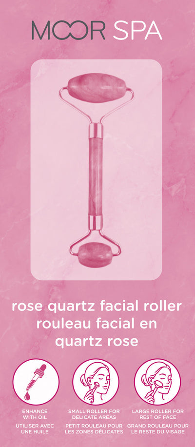 Moor Spa Rose Quartz Facial Roller